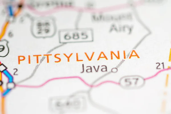 Pittsylvánie Virginie Usa Map Concept — Stock fotografie