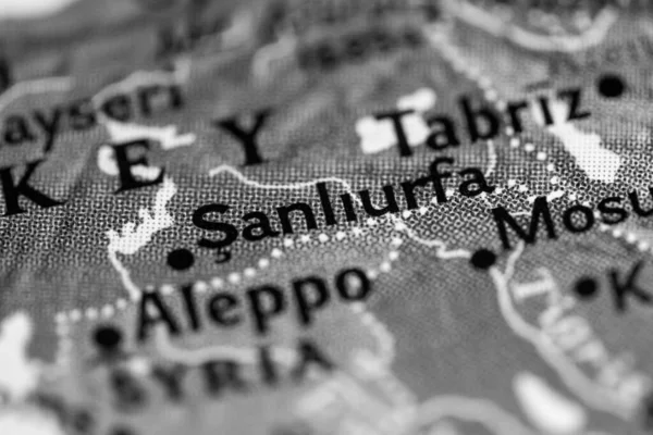 Sanliurfa Turkey Metro Map View — Φωτογραφία Αρχείου
