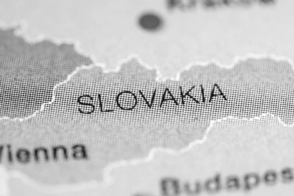 Slovensko Metro Map View — Stock fotografie