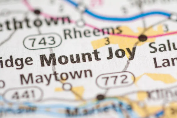 Mount Joy. Pennsylvania. USA map