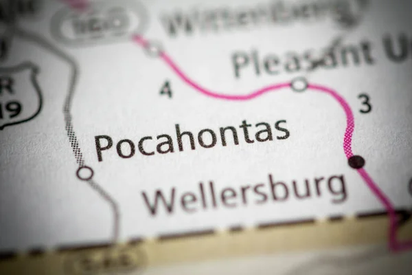 Map Pennsylvania State Usa — Stock Photo, Image