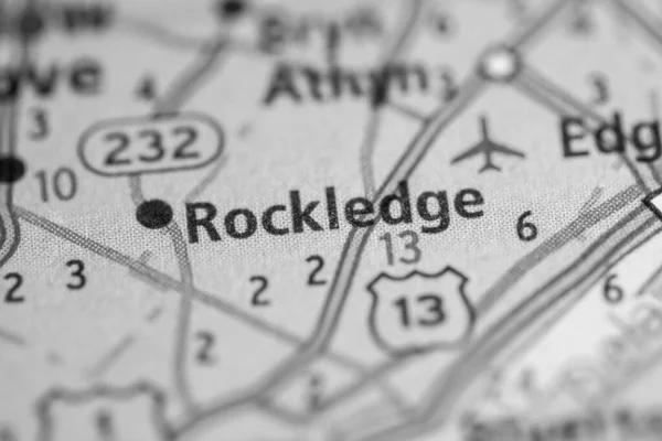 Rockledge Pennsylvania Mappa Degli Stati Uniti — Foto Stock