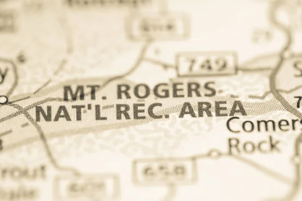 Rogers Nationella Rekreationsområde Virginia Förenta Staterna — Stockfoto