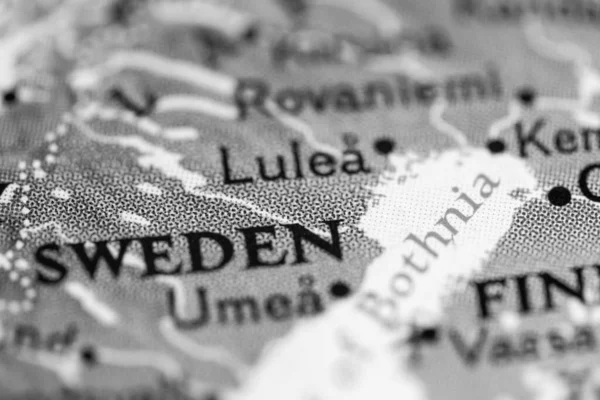 ルリア スウェーデンメトロ地図ビュー — ストック写真