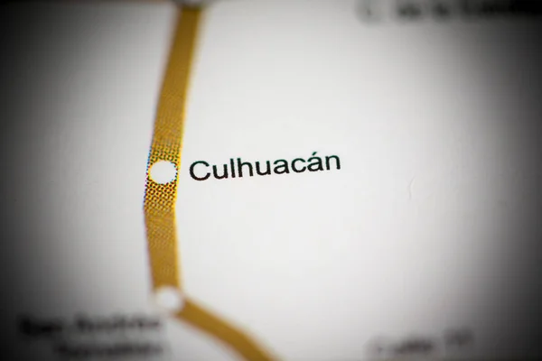 Estación Culhuacan Ciudad México Metro Mapa — Foto de Stock