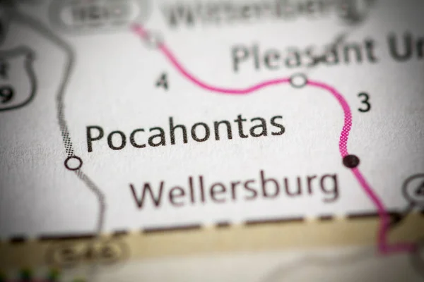 Map Concept Pennsylvania Usa — Stock Photo, Image