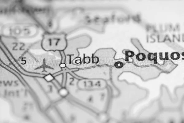 Tabb Virginia Usa Färdplan — Stockfoto