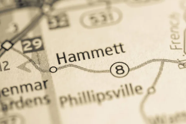 Hammett 宾夕法尼亚美国地图概念 — 图库照片