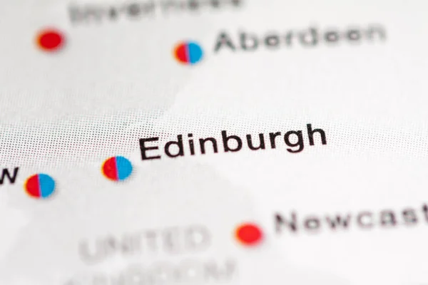Edinburgh, Scotland, UK cartography, geography map