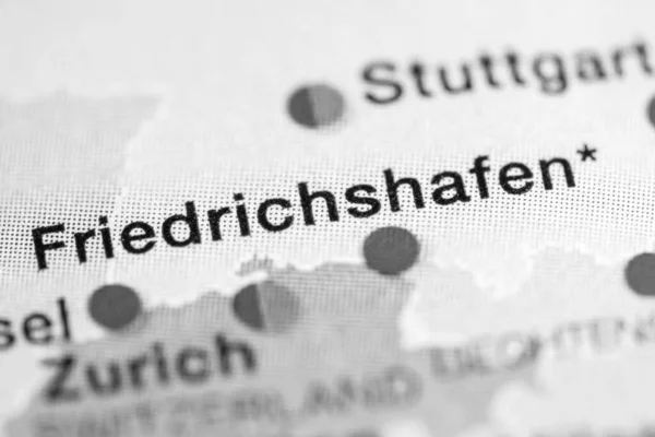 Friedrichshafen Německo Zobrazení Mapy Metra — Stock fotografie