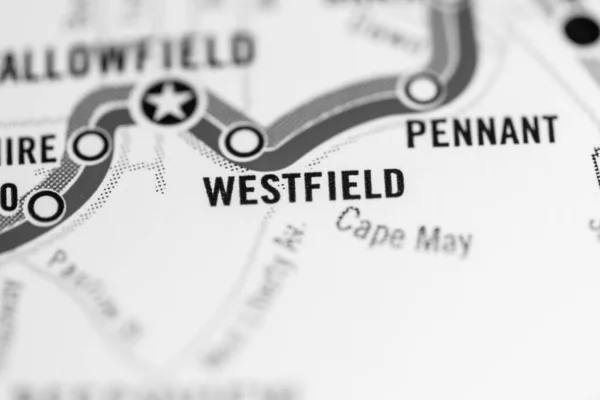 ウェストフィールド駅 ピッツバーグ地下鉄地図 — ストック写真