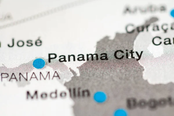 Panama City Panama Kartographie Geographische Karte — Stockfoto