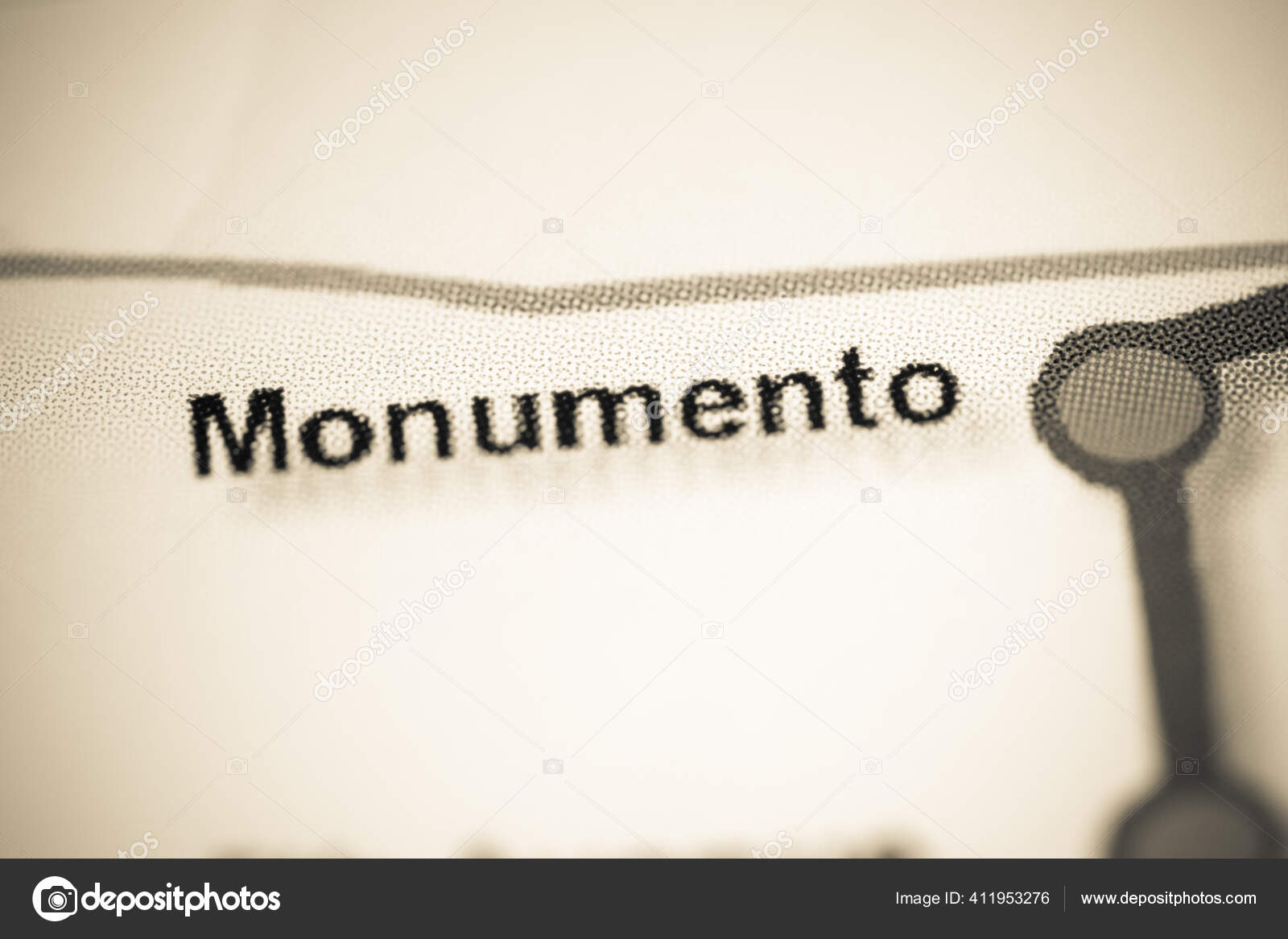 Monumento Station Manila Metro Map Stock Photo by