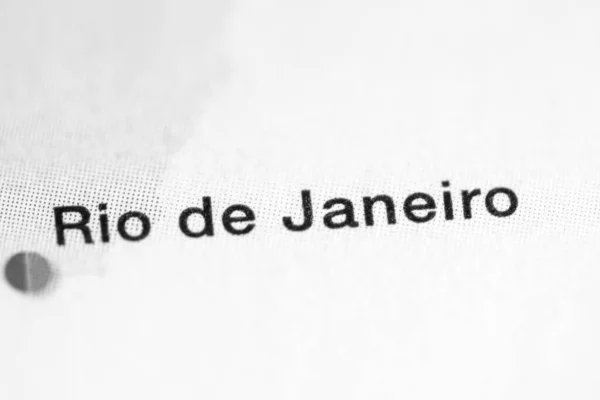 Rio Janeiro Brasil Mapa Del Metro — Foto de Stock