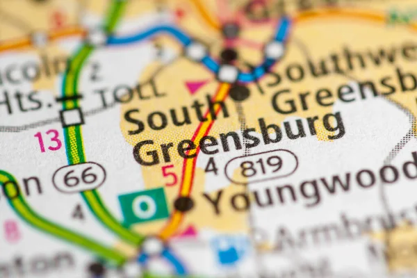 Södra Greensburg Pennsylvania Förenta Staterna — Stockfoto