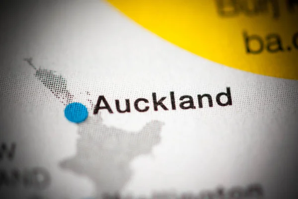 Mapa Ilustración Cartografía Auckland Nueva Zelanda —  Fotos de Stock