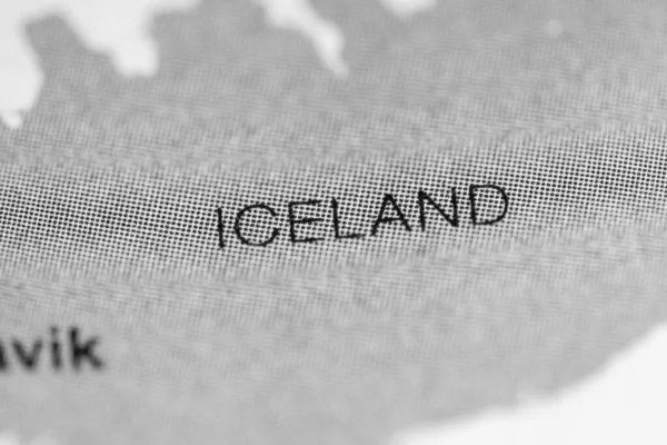 Islande Métro Vue Carte — Photo