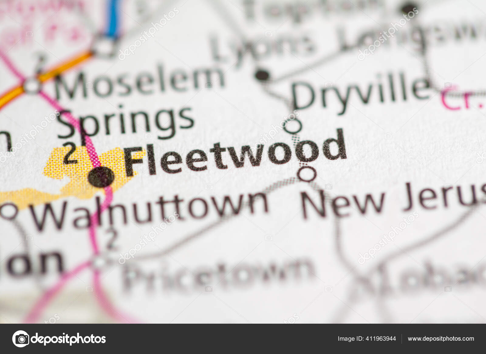 Fleetwood Pennsylvania Usa Road Map Concept Stock Photo by ©aliceinwonderland2020 411963944