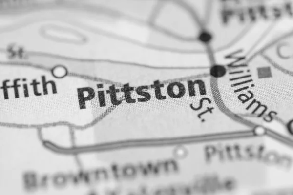 Pittston Pennsylvania Usa Karte — Stockfoto