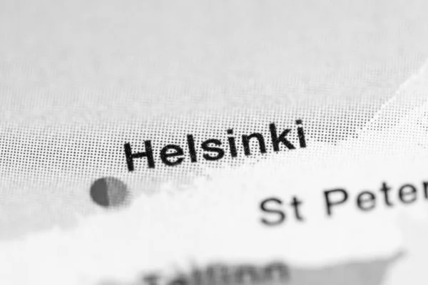 Helsinki Finland Metro Map View — Stock Photo, Image