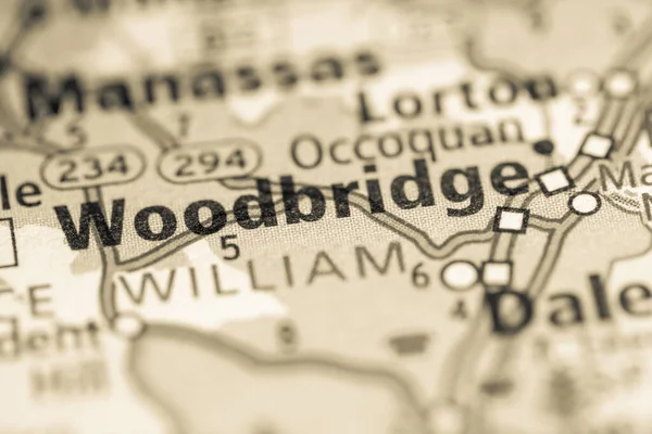 Woodbridge Virginia Conceito Roteiro Dos Eua — Fotografia de Stock