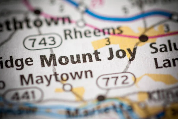 Mount Joy. Pennsylvania. USA map