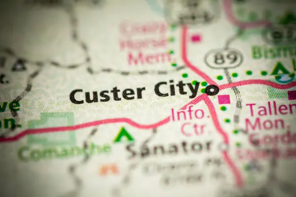 Custer Şehri Güney Dakota Abd — Stok fotoğraf