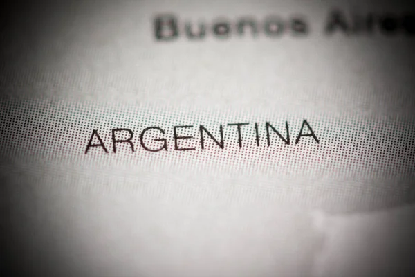 Карта Ілюстрації Аргентини — стокове фото