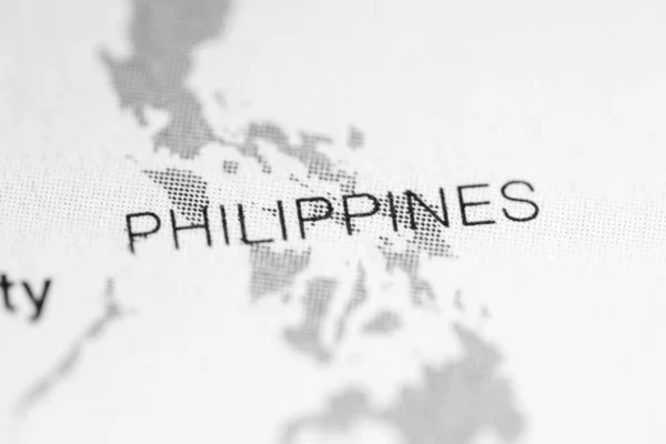 Tampilan Peta Metro Filipina — Stok Foto