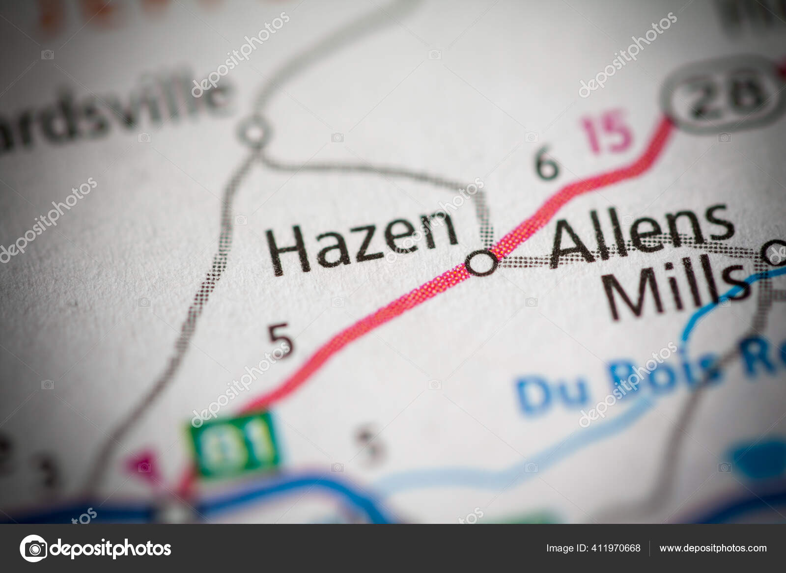 Hazen Pennsylvania Usa Map Stock Photo by ©aliceinwonderland2020 411970668
