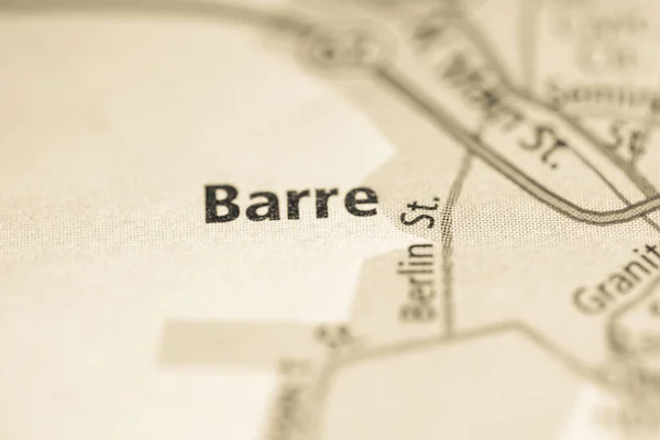 バーレ バーモント州 アメリカ地図 — ストック写真