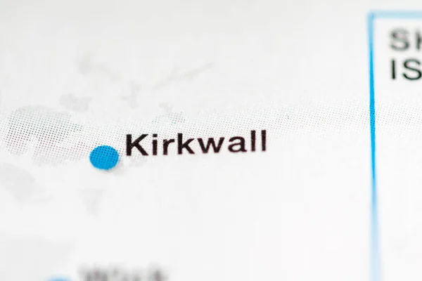 Kirkwall, Scotland, UK cartography, geography map