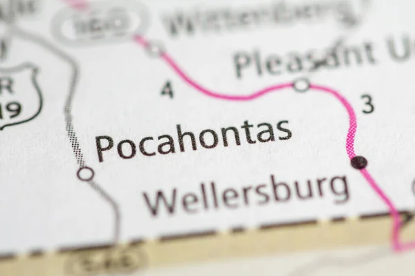 Map Pennsylvania State Usa — Stock Photo, Image