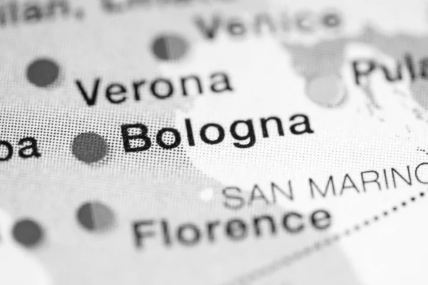 Bologna Talya Metro Haritası Görünümü — Stok fotoğraf