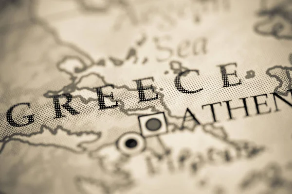 Greece on the map