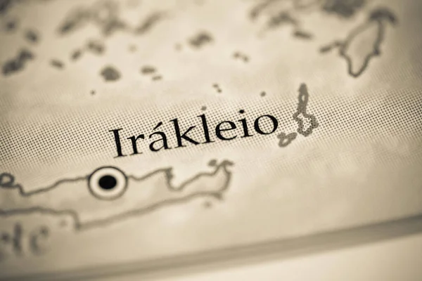 Irakleio, Greece on the map