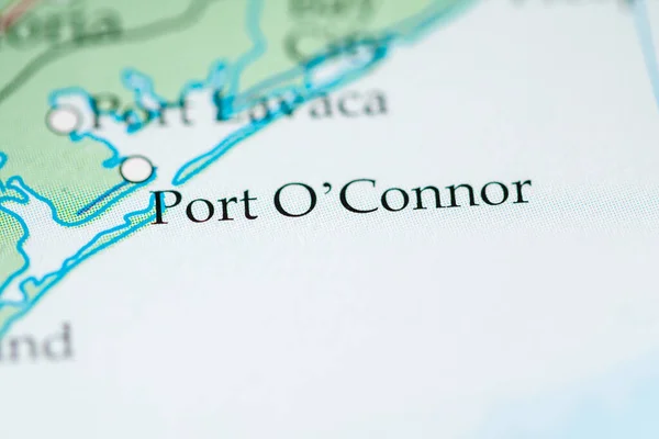 Port Connor Estados Unidos Mapa Geográfico — Foto de Stock