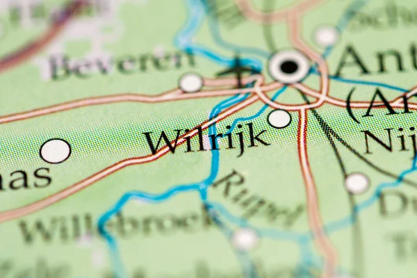 Wilrijk. Belgium on the geography map