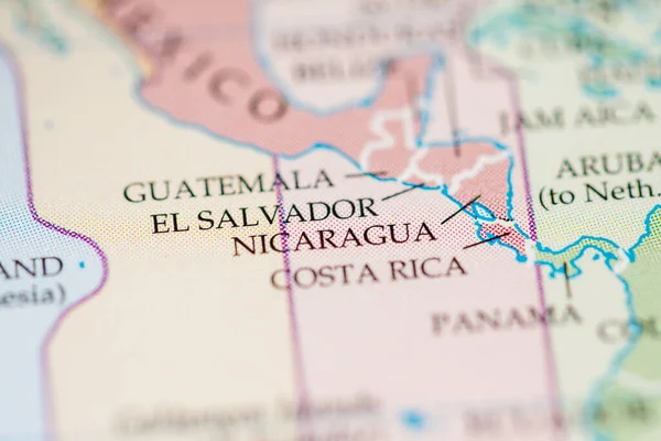 Salvador Vista Mapa Cerca — Foto de Stock