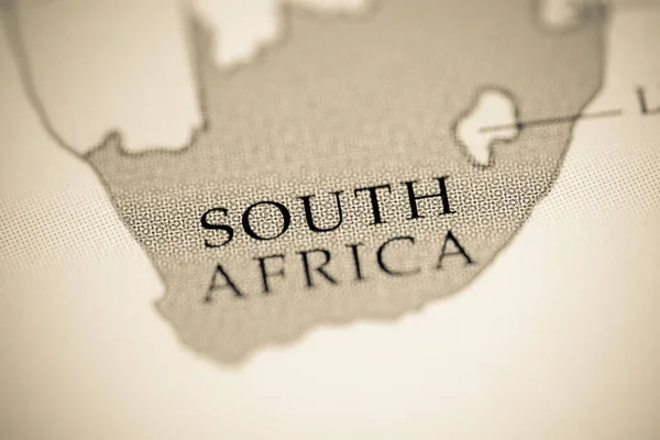 Південно Африканська Карта — стокове фото