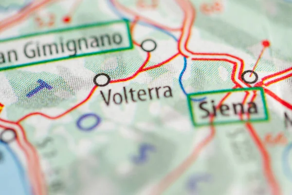 Viterbo. Italy on a geography map