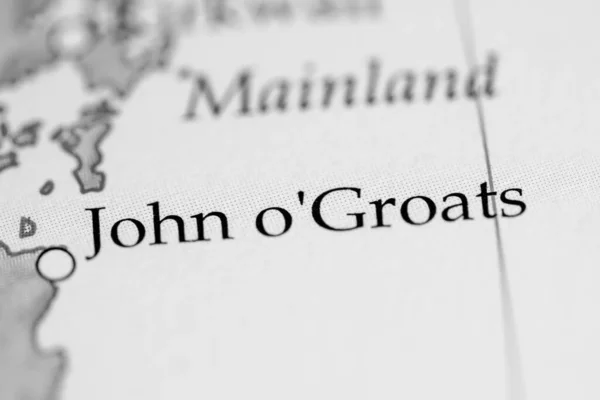 John o\'Groats, Scotland, UK on the map