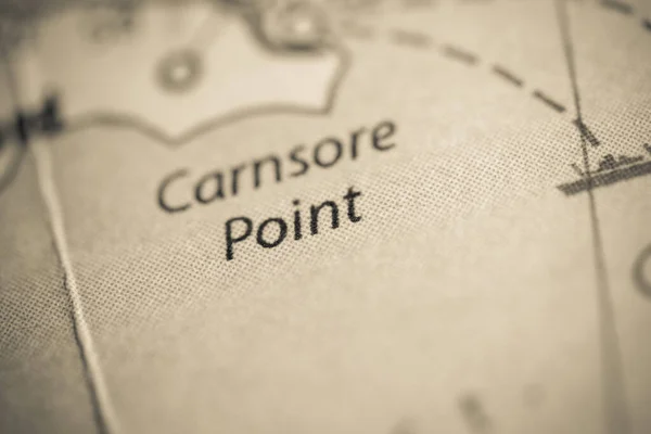 Carnsore Point Irlanda Mapa Vista Cerca — Foto de Stock