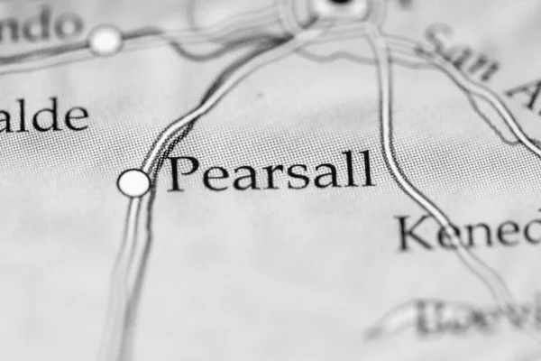 Pearsall Eua Sobre Mapa Geografia — Fotografia de Stock