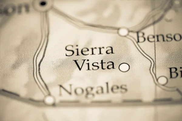Sierra Vista, USA on the geographical map