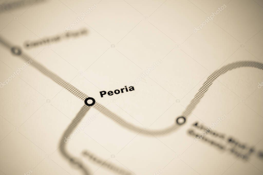 Peoria Station. Denver Metro map.