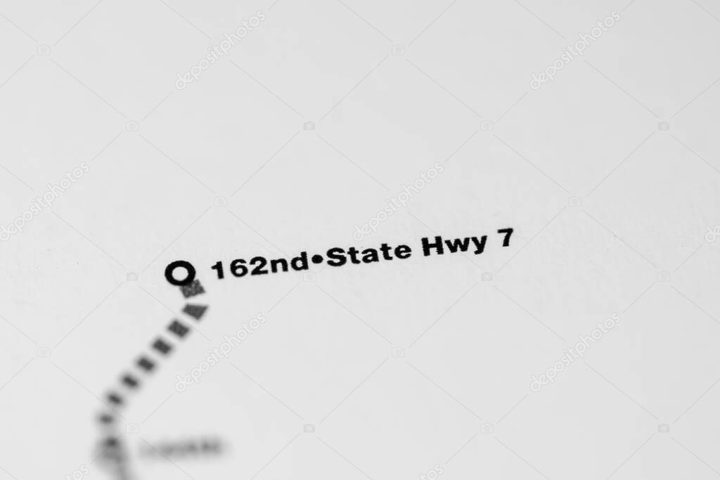 162nd State Hwy 7 Station. Denver Metro map.