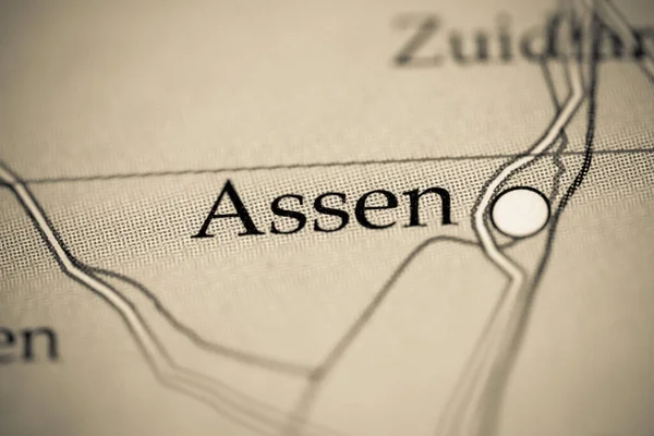 艾森地图上的荷兰 — 图库照片