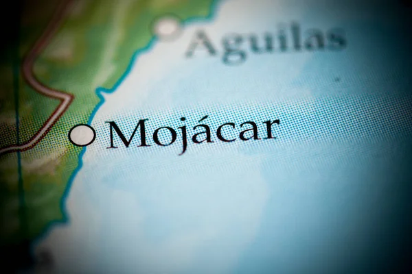 Mojacar. Spain map close up view