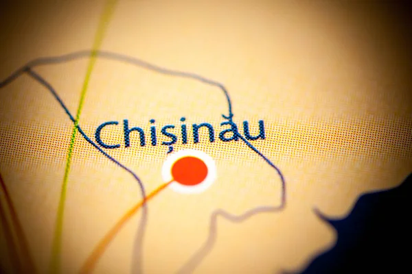 Chisinau, Modova mark on map